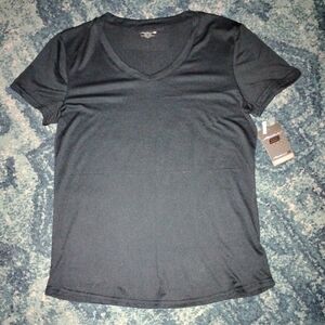 Black V-Neck T-shirt